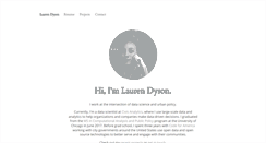 Desktop Screenshot of laurendyson.com